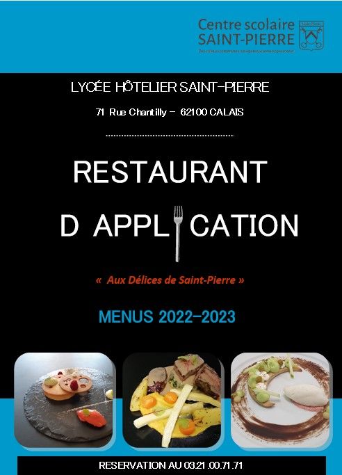 image Livret de Menus 2022 2023