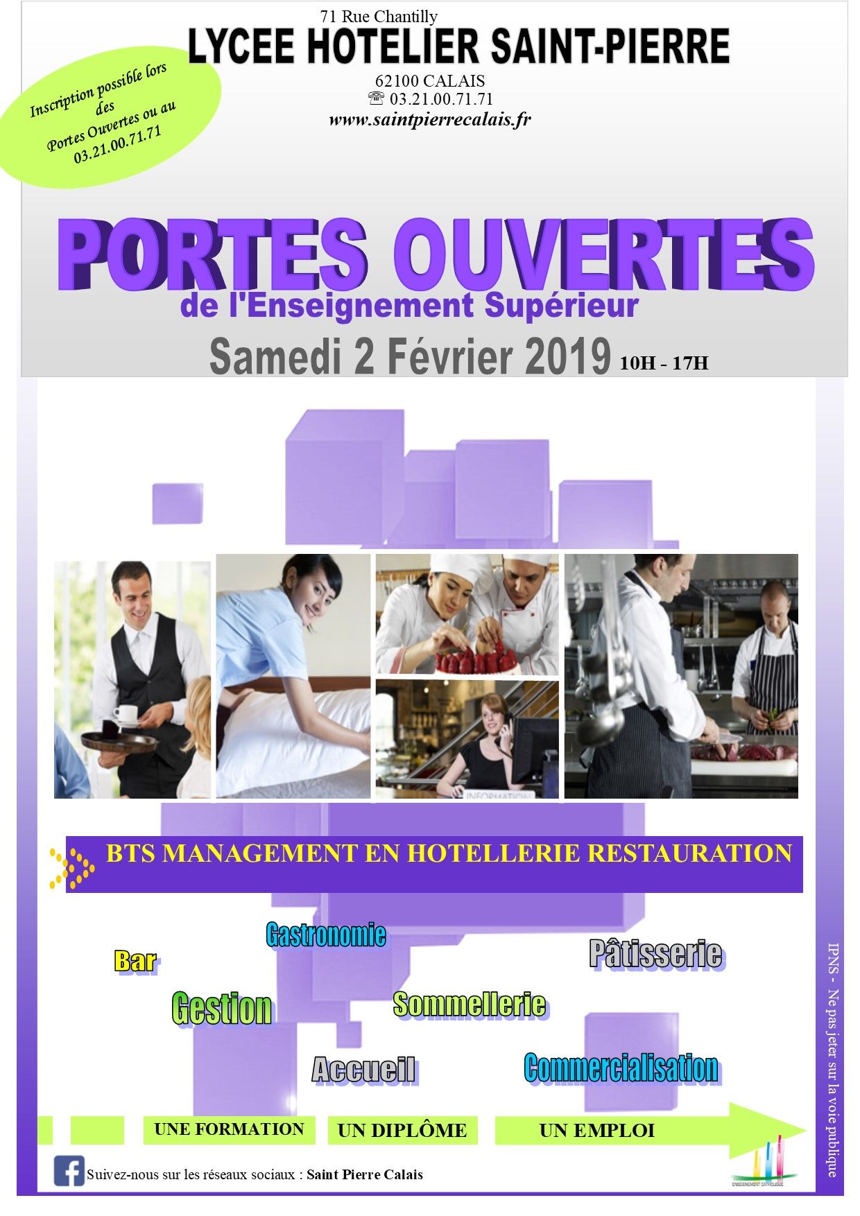 AFFICHE JPO BTS 2019